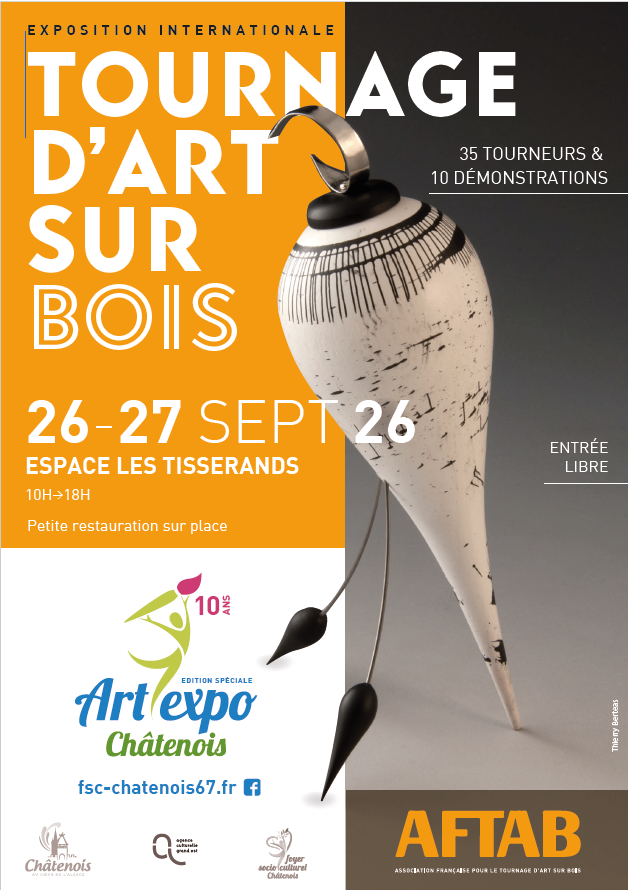 Affiche Exposition Art sur Bois Chatenois Septembre 2026