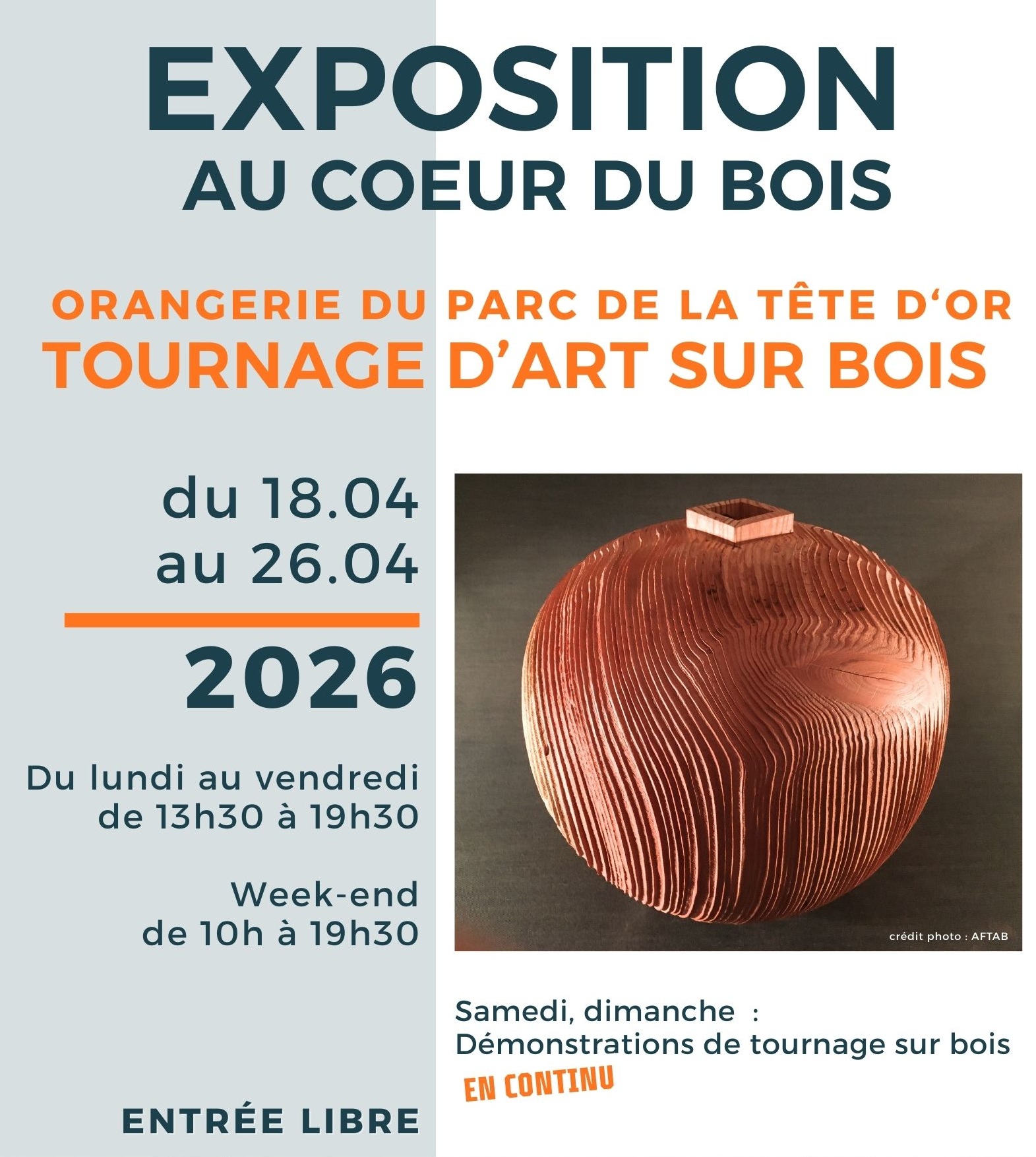 affiche exposition Orangerie Lyon